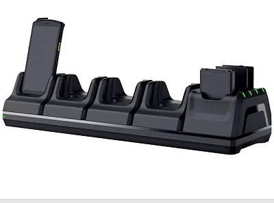 Зарядная станция для DT50 / 4 слота для ТСД + 4 слота для АКБ / зарядка без чехла / Charger station for DT50 (4 slots Terminals + 4 slots batteries)